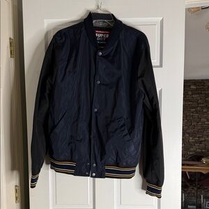 Superdry Men's Navy and Black Bomber Jacket. Xl. Athletics 2023